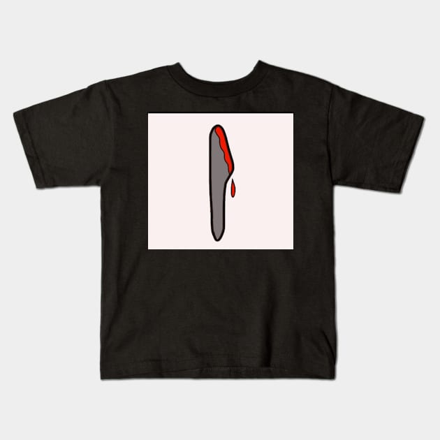 Issa knife Kids T-Shirt by lizajambalaya